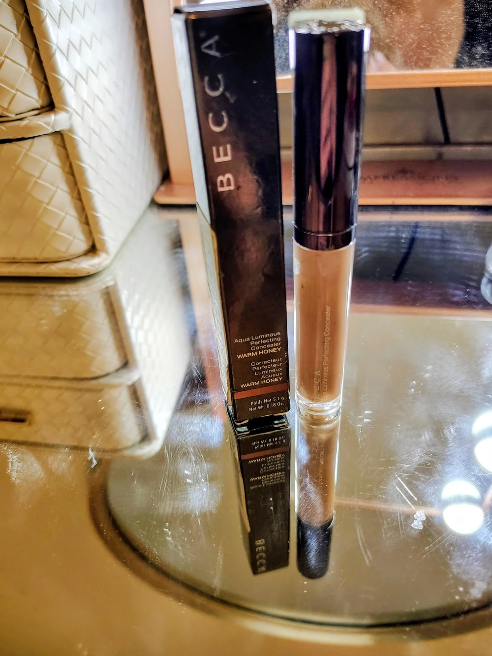 🆕⭐BECCA Aqua Luminous Perfecting Concealer — Warm Honey (Warm Tan)